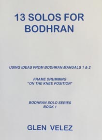 Cover of Bodhran Manual, 13 solos